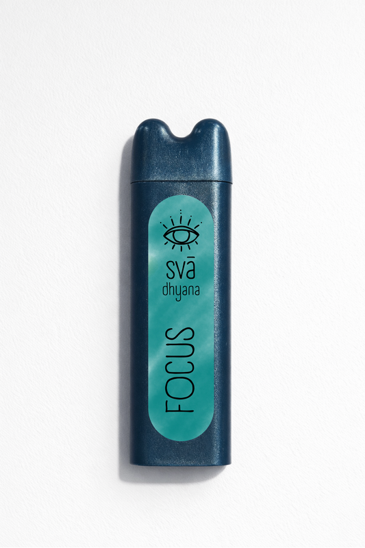 Svaroma Focus aromatherapy inhaler — essential oil inhaler for mental clarity and concentration