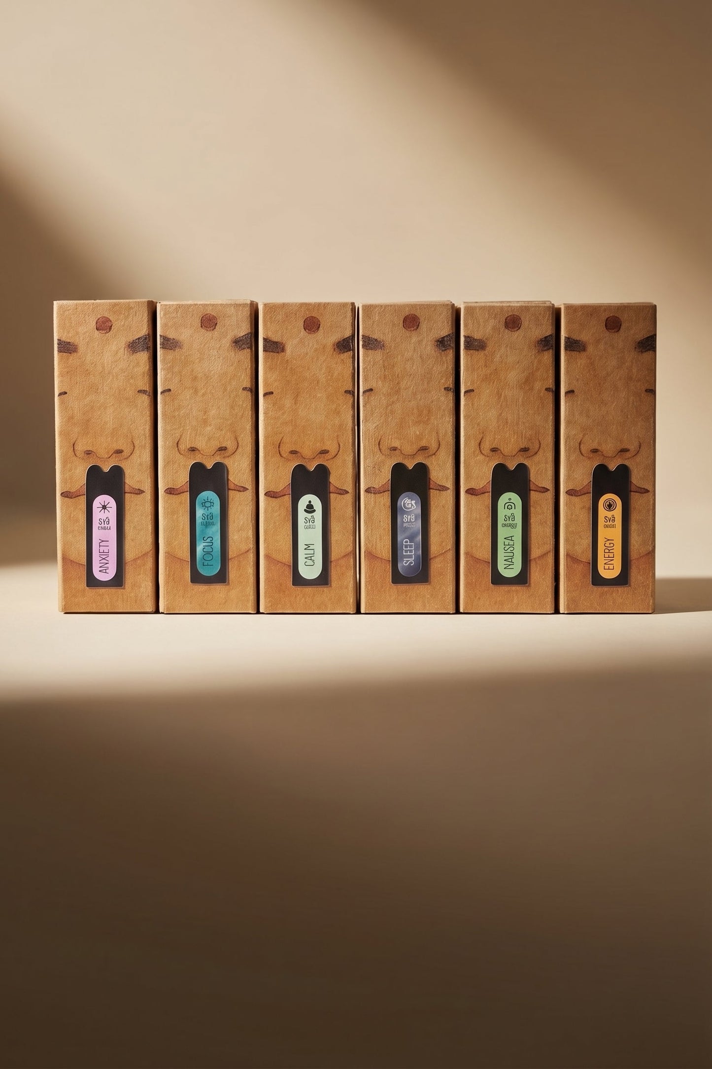 Svāroma essential oil inhaler gift set with natural aromatherapy blends for daily wellness